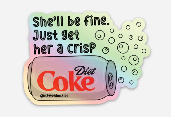 Get Her a Crispy Diet Coke Sticker