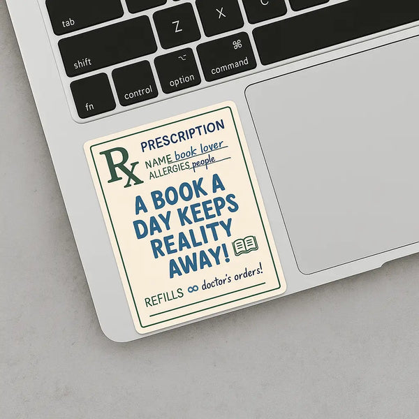 Book Prescription Sticker