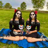 Teal & Yellow- Day of the Dead/Halloween Skeleton Plush