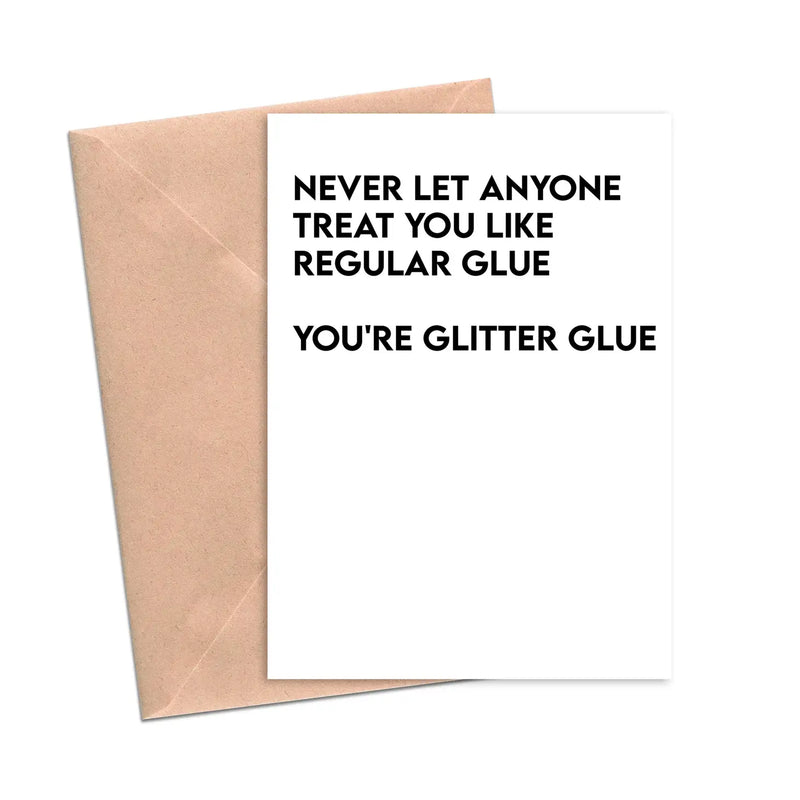 Glitter Glue Friendship Card