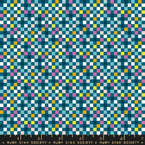 F2412 - Washi Plus Teal Pixelated