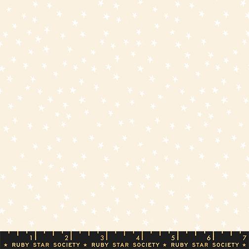F2369 - Starry Mini White on Natural