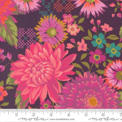 Parlor Happy Blooms Plum- FQ