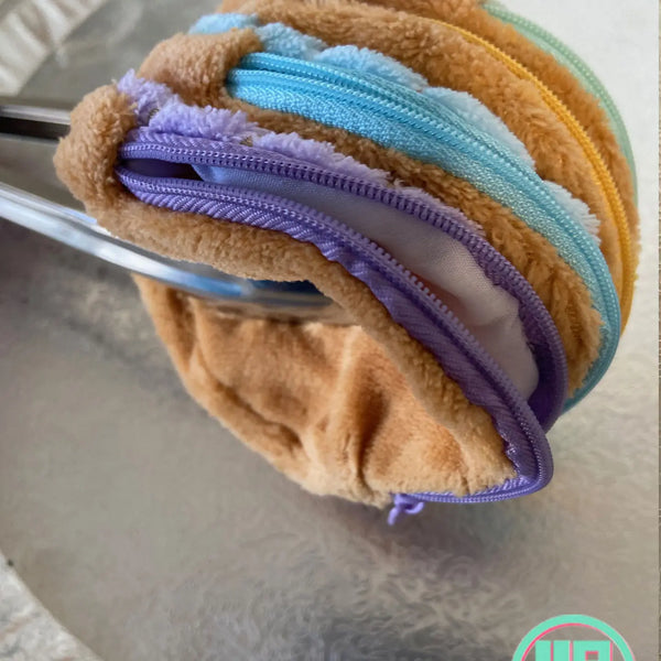 Pastel Yellow Concha Coin Purse