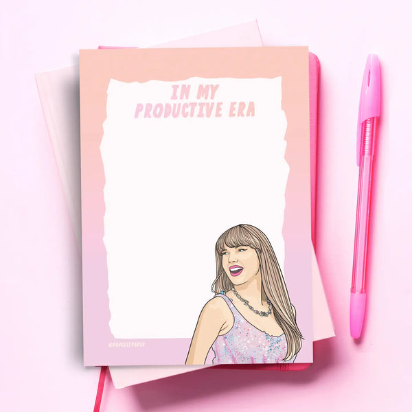 Productive Era Taylor Swift Notepad