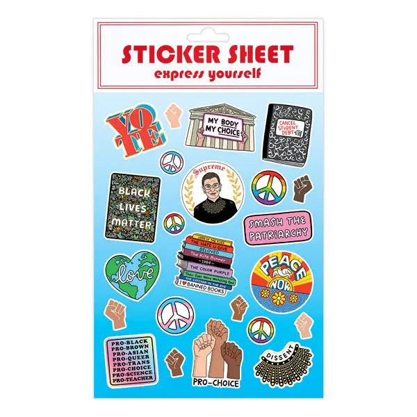 Activism Sticker Sheet