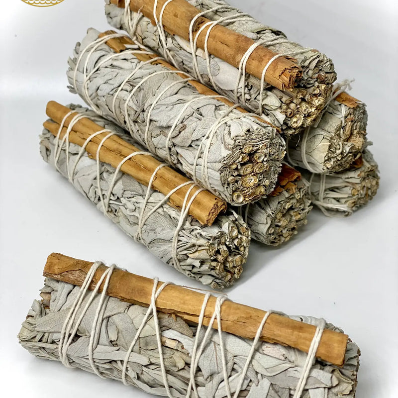 Cinnamon with White Sage Bundle