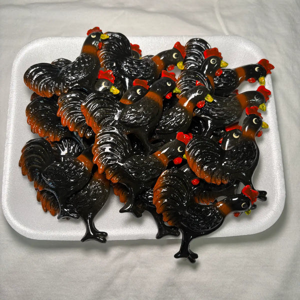 Black Rooster Kitchen Magnet