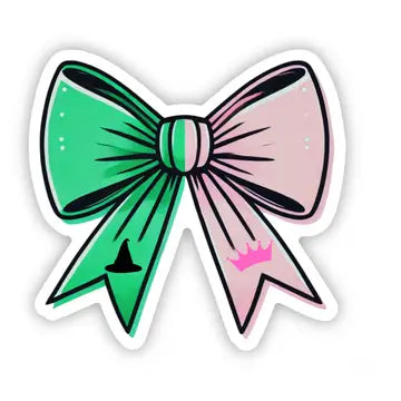 Wicked Friendship Bow Sticker
