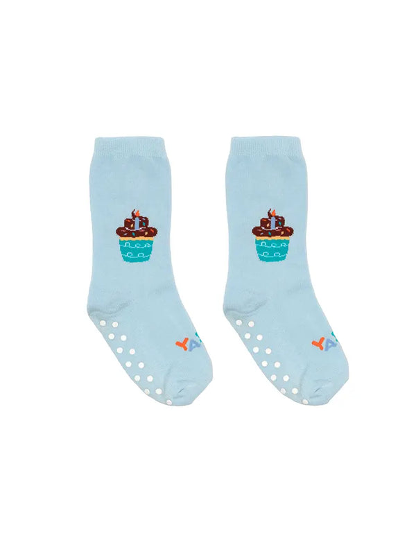 Kids Cupcake Birthday 3D Socks