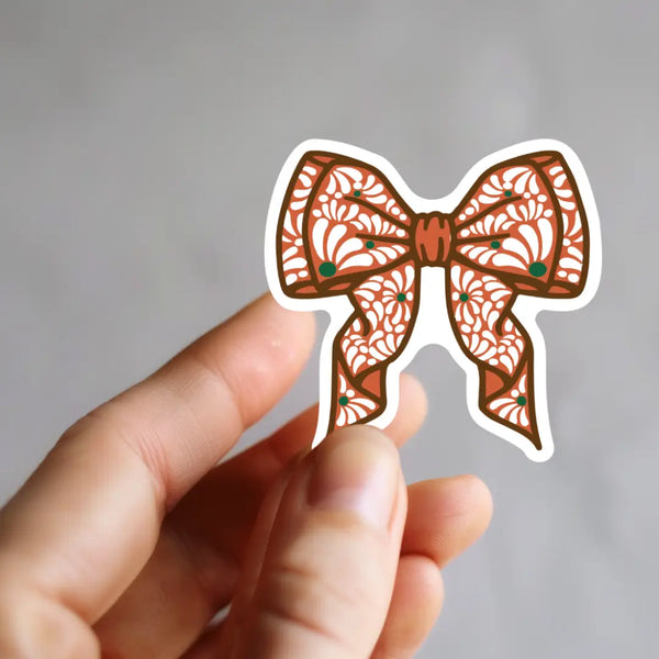 Artisanal Talavera Bow Sticker