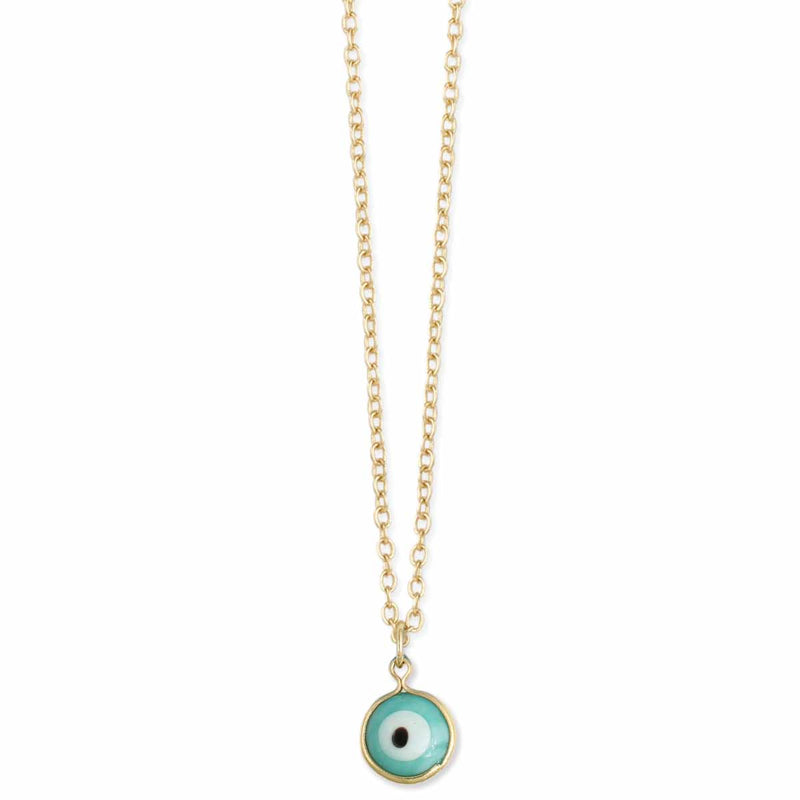 Enlighting Turquoise Evil Eye Necklace