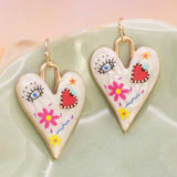 Iconic Looks Gold Heart Icon Earrings