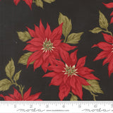 F3136 - Candlelight Christmas - Ebony Poinsettia