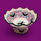 Purple & White Halloween Fruit Bowl