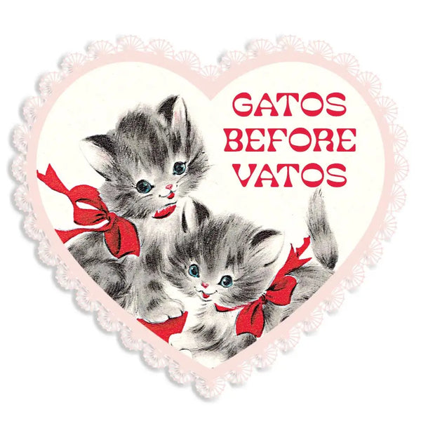 Gatos Before Vatos Sticker
