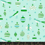 F3041 - Merry Happy Baubles - Mint