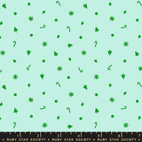 F3051 - Merry Happy Christmas Confetti - Mint
