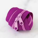 Purple Zippers