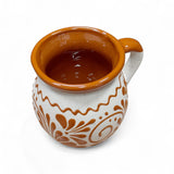 Caramel on White Engobe Mug