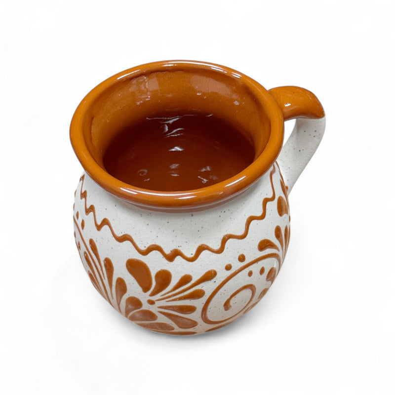 Caramel on White Engobe Mug