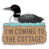 I'm Coming To the Cottage Heated Rivalry Die Cut Sticker