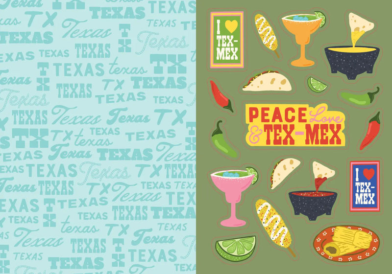 I Love Texas Sticker Book
