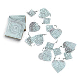 Tin Foil Heart Hanging Decor