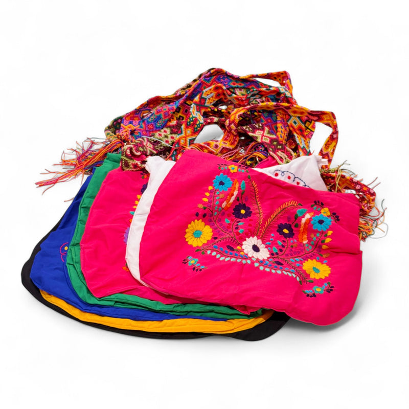 Embroidered Blusa Crossbody Bag (Multiple Colors)