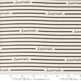 F3333 - Maker's Delight - White Black - Handmade Stripe