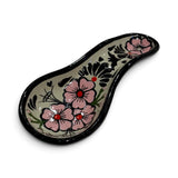 Pink Spooky Floral Spoon Rest