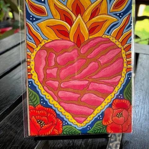 Pink Concha Eternal Heart (5x7)