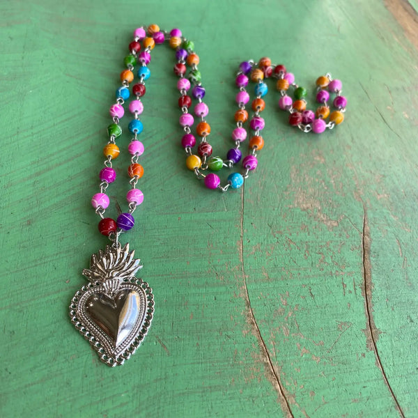 Sacred Heart Fiesta Necklace