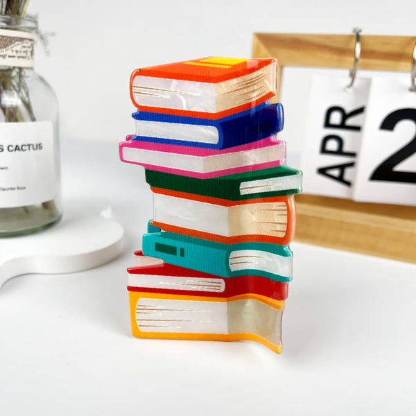 Orange Book Hair Clip