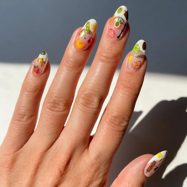 Charcuterie Nail Art Stickers