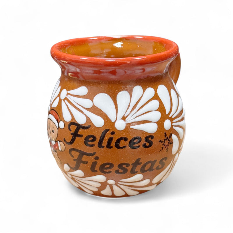 Felices Fiestas Engobe Mug