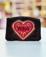 Texas Leather Coin Pouch