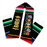 Graduation Serape Stole (Flowers + Lele Doll - Multiple Colors