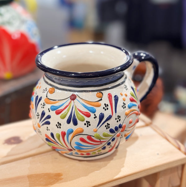 Fiesta Wide Talavera Mug (w/Lip)
