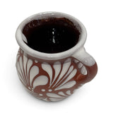 Brown & White Engobe Mug