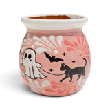 Pink Cat Trick or Treating Mug