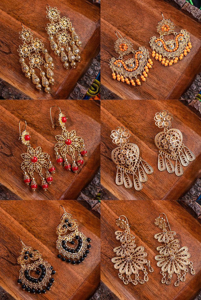 Filigree Beaded Earrings at Sew Bonita in Corpus Christi, TX.