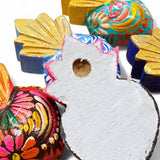 Wood Painted Hearts
