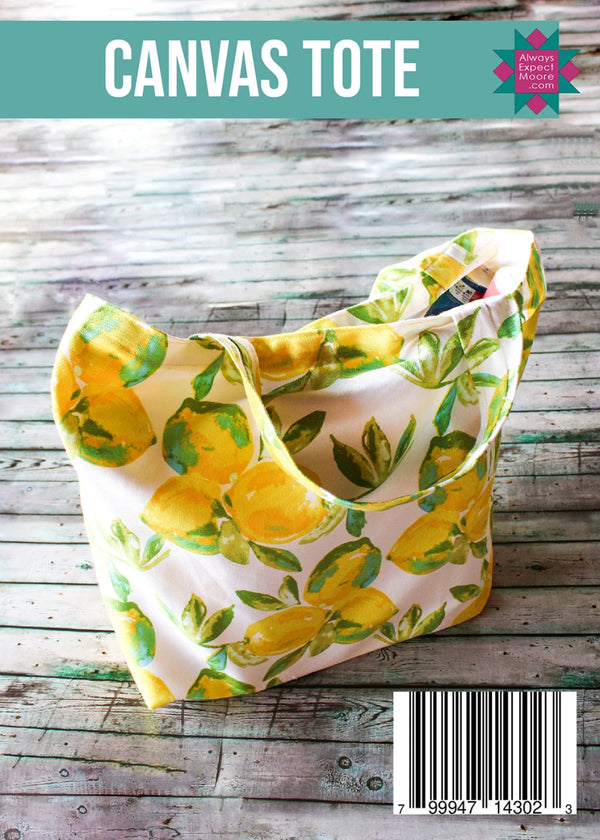 Canvas Tote Post Card Pattern