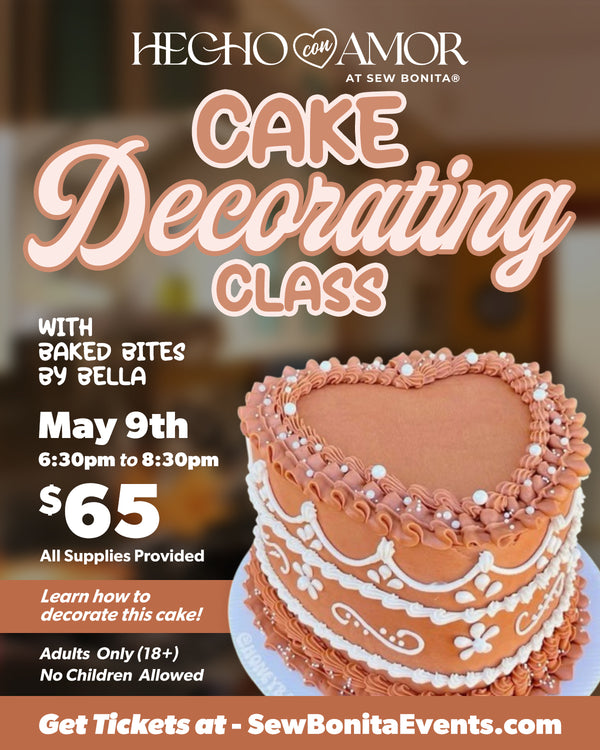 May 9th, 2025 / Cake Decorating Class
