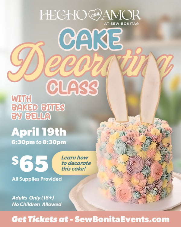 April 19th, 2025 / Cake Decorating Class
