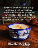 September 23, 2023 / Talavera Candle Making w/ All Day Joy