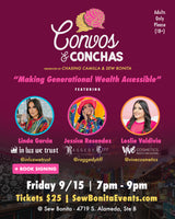 Convos & Conchas (Cali & Texas Panel) 9/15