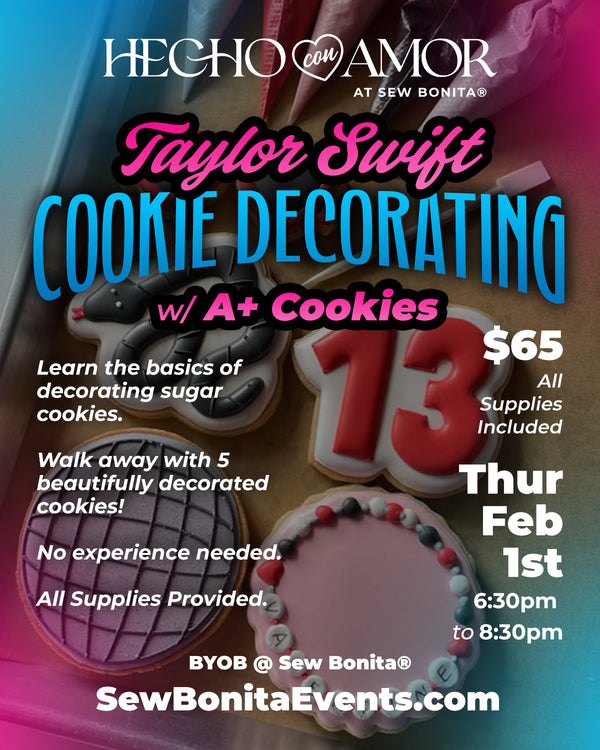 February 1st, 2024 / Cookie Decorating Class w/A+ Cookies