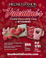 Jan 31st, 2025 / Valentine's Cookie Decorating Class